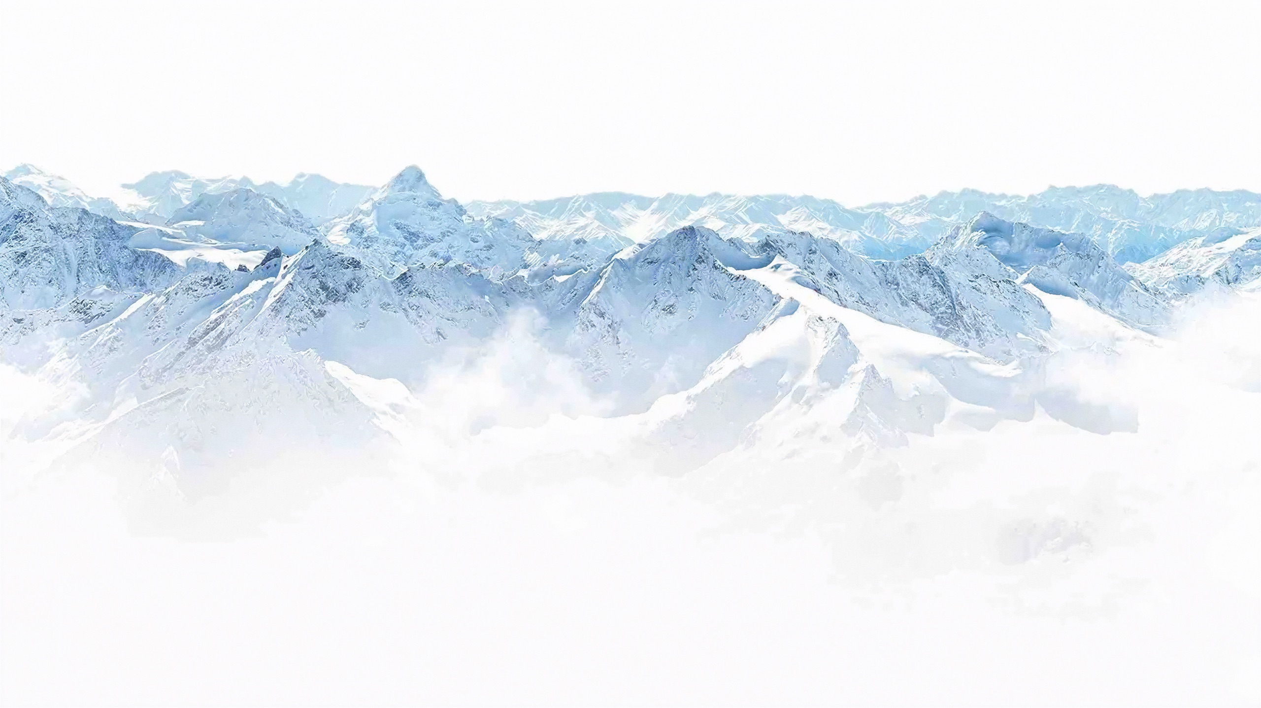 Snow-capped mountains